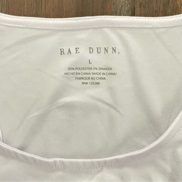 Rae Dunn White and Peach MRS Bridal Tank for the Bride Large NWT - Picture 3 of 7